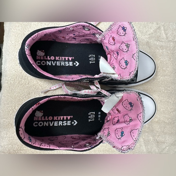 Converse Hello Kitty Sneakers - Black and Pink - Picture 10 of 11